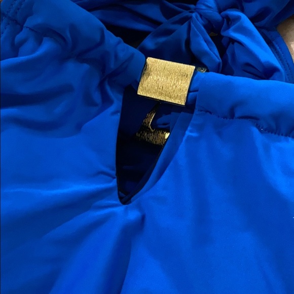 Antonio Melani Blue Bikini Top Size XS - Picture 3 of 4